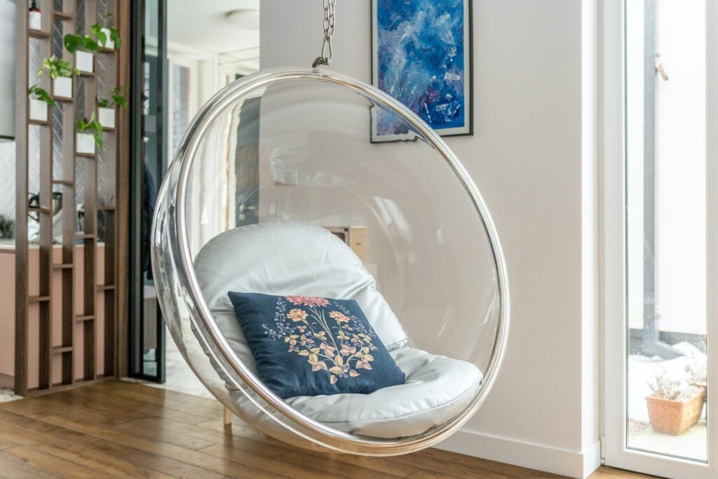 bubble chair fotel wiszący