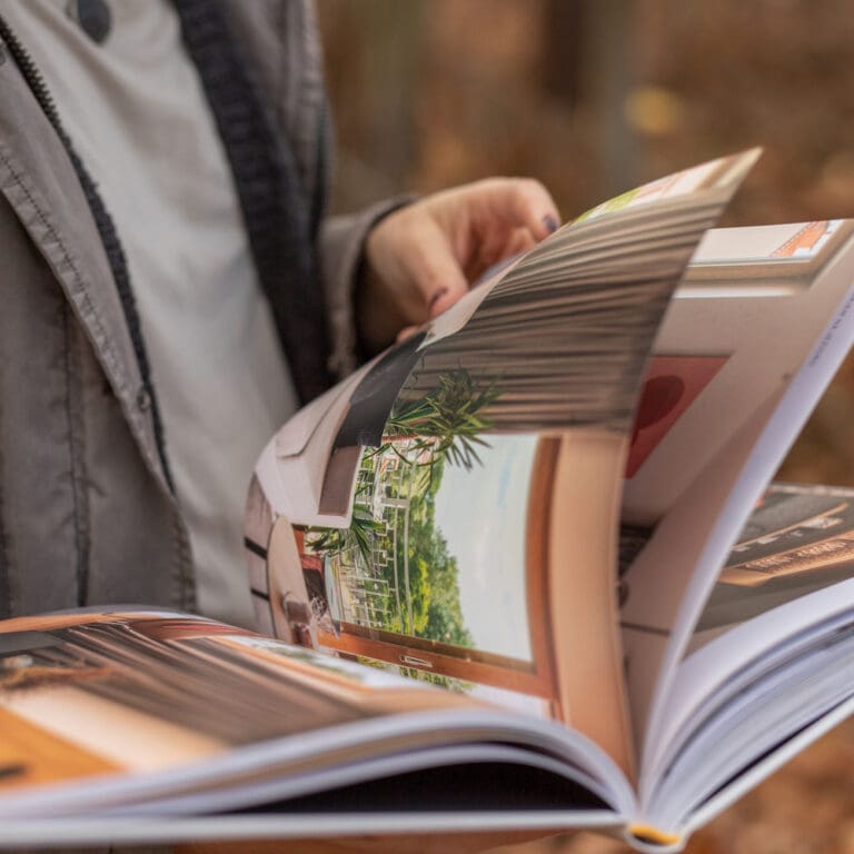 przykładowa strona z albumu polskie wnętrza