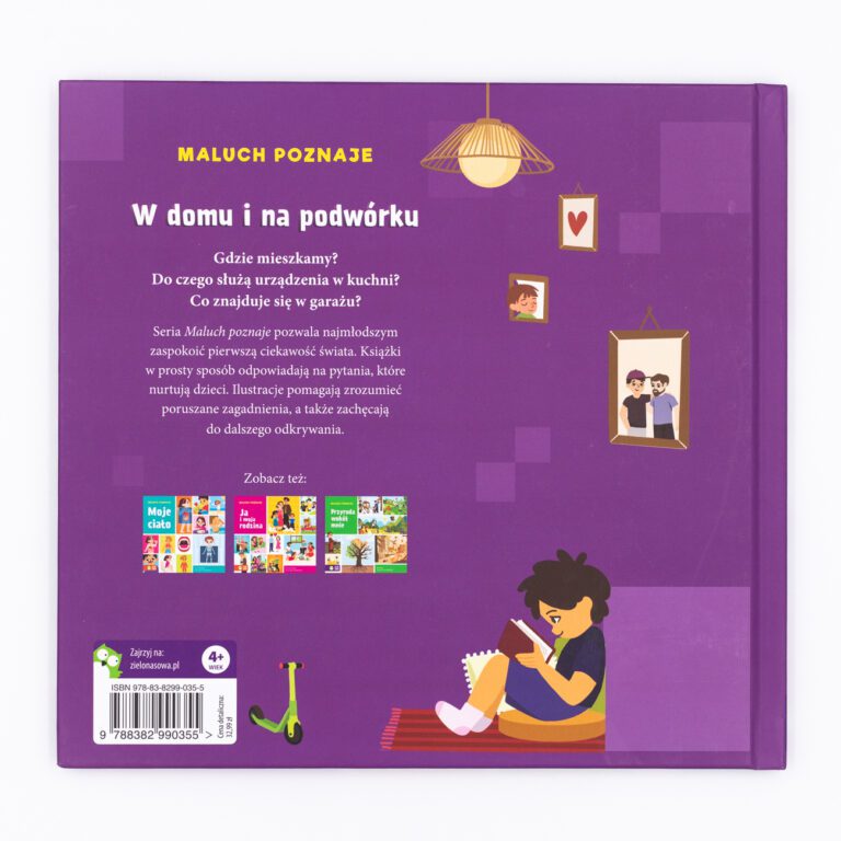 Książeczka dla dzieci W domu.i na podwórku