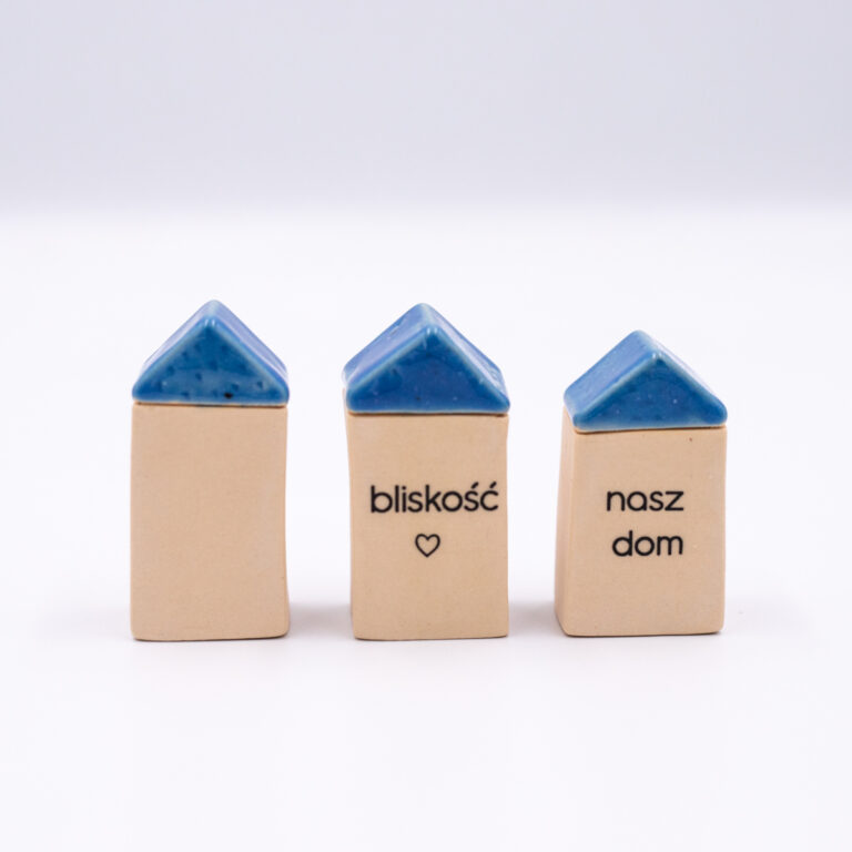 Ceramiczny domek na prezent